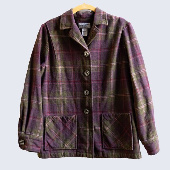 Pendleton Sweaters - Pendleton S 49er Plaid Wool Jacket